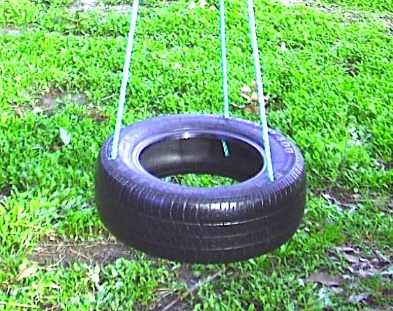 Horizontal 3 Point Tyre Swing