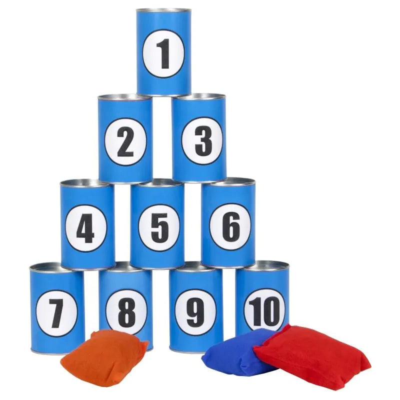 Tin Can Toss Set 13pcs