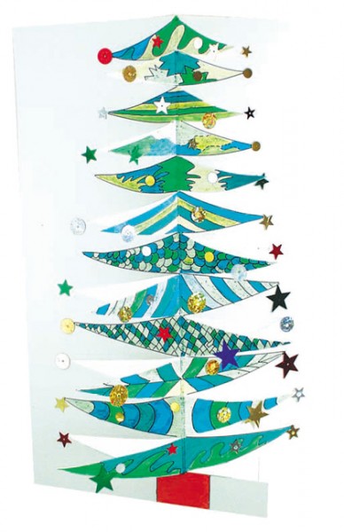 Cardboard 3D Trees 10pcs