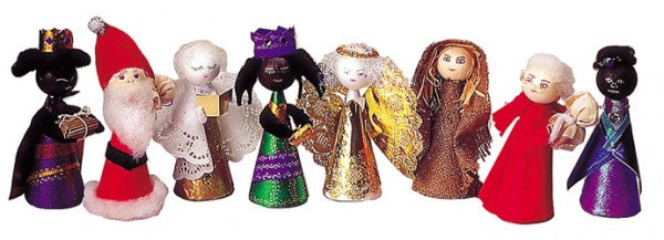 Poly Cone People 30pcs