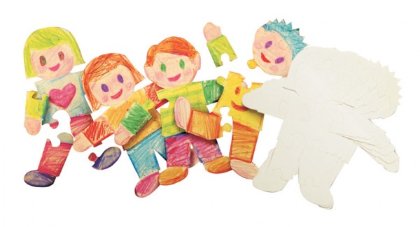 Cardboard Puzzle Me 12pcs