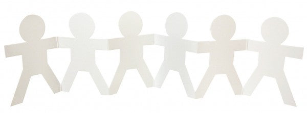 Cardboard Fold Up People 25pcs