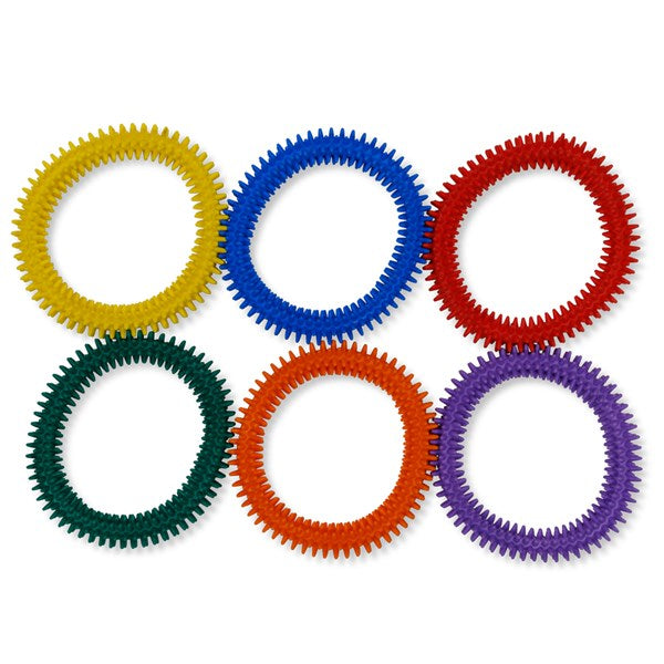 Tactile Therapy Rings 6pcs