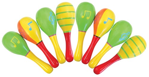 Small Maracas Set 8pcs