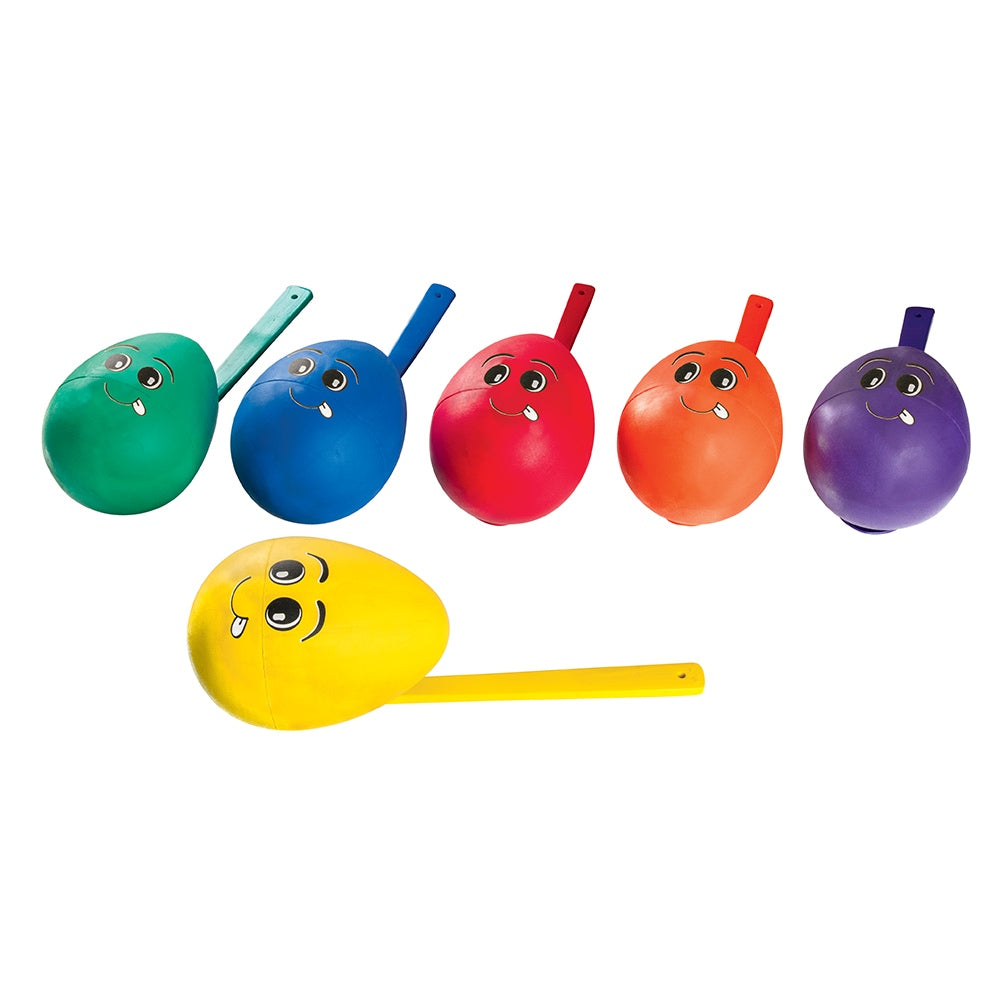Jumbo Egg and Spoon Set of 6 Colours