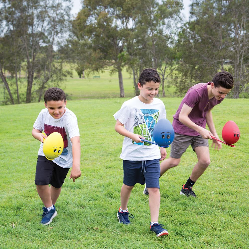 Jumbo Egg and Spoon Set of 6 Colours