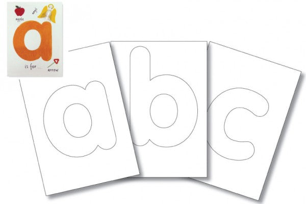 Large A3 Printed Alphabet Cards 100pcs