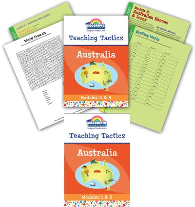 Australia Themed Activity Workbook Set