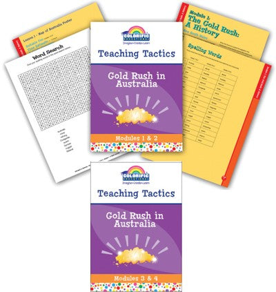 Gold Rush in Australia – Activity Workbook Set