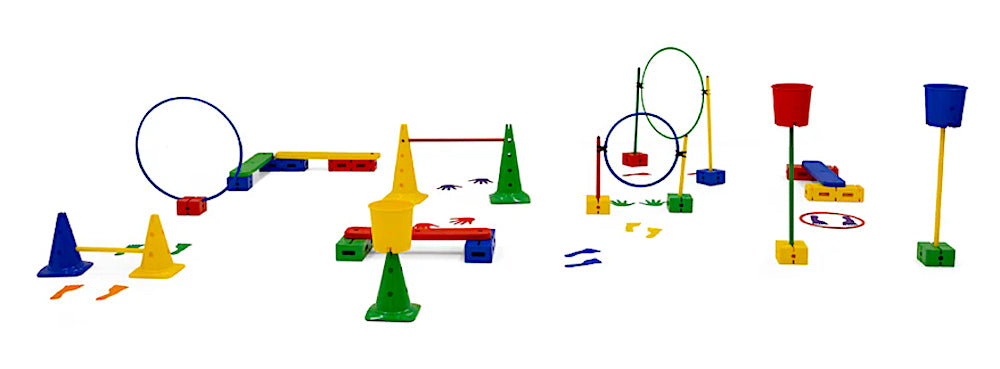 Ultimate Obstacle Course Kit 128pcs