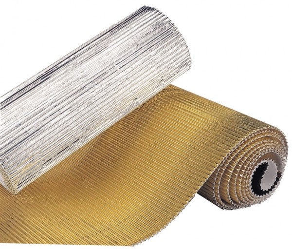 Metallic Ripple Card Gold and Silver