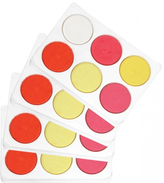 Warm Poster Colours Palettes 4 Sets