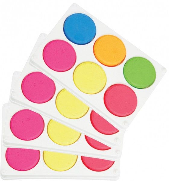 Fluoro Poster Colours Palettes 4 Sets