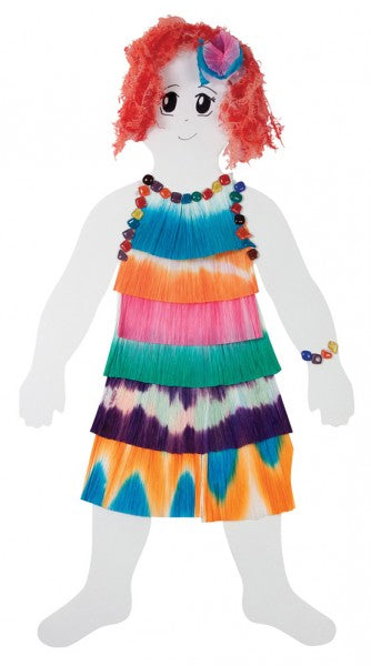 Tie Dye Crepe Paper 16pcs