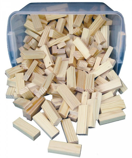 Timber! Building and Game Tiles 192pcs in Tub