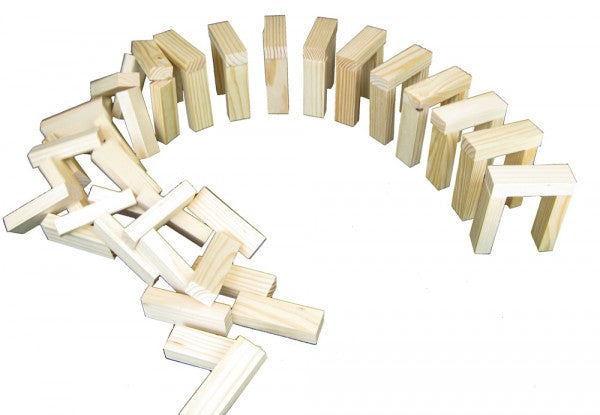 Timber! Building and Game Tiles 192pcs in Tub