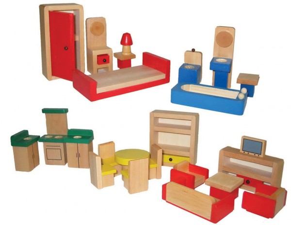 Dolls House Furniture Set 26pcs