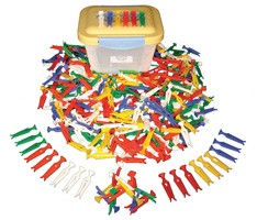 Multicoloured Pegs 300pcs