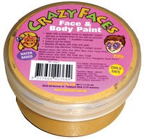 Face Paint 250ml Metalic Gold