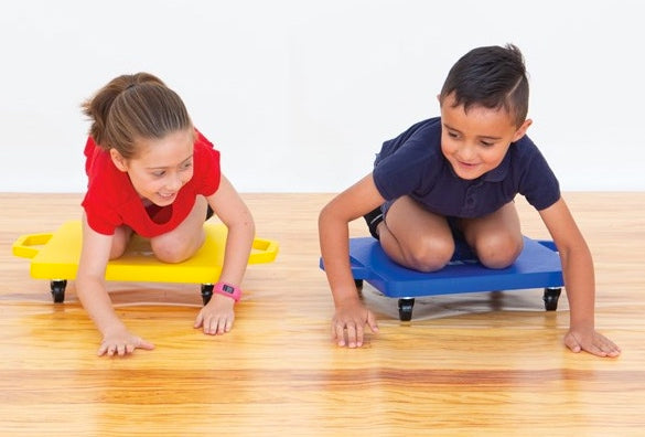 Scooter Board Large With Safety Handles BLUE 40cm x 40cm