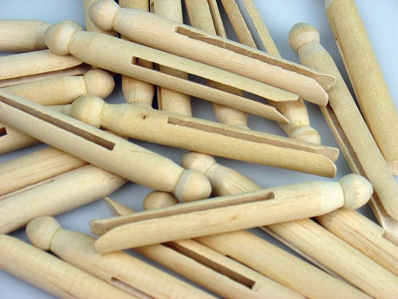 Dolly Pegs Natural 24pcs