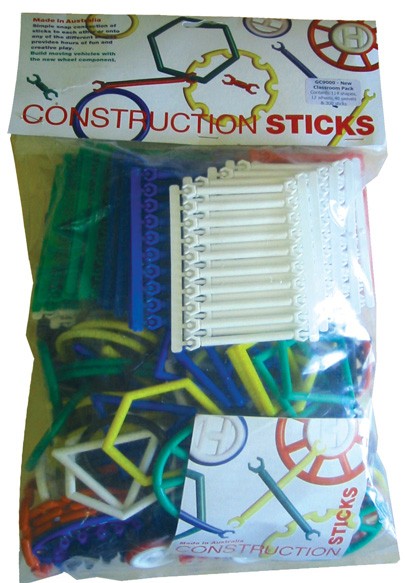 Construction Sticks Classpack 466pcs