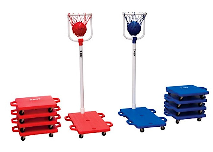Scooter Board Basketball Set