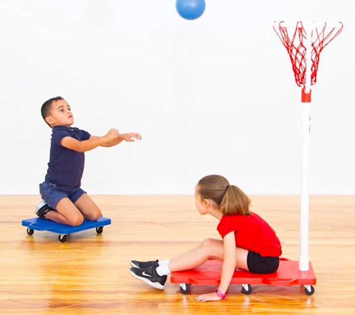 Scooter Board Basketball Set