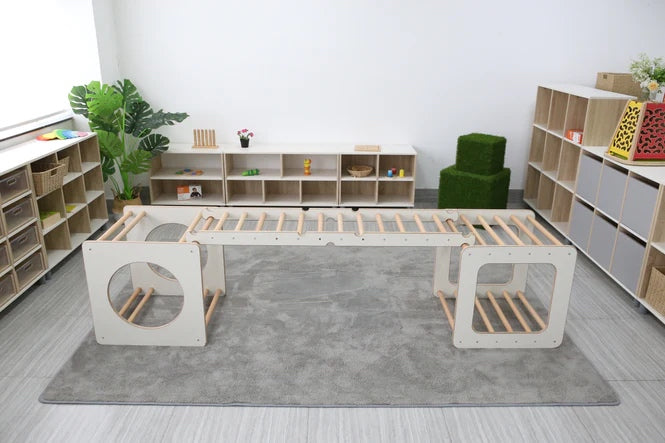 Birch Ply Cubic Climbers and Ladder Set 3pcs