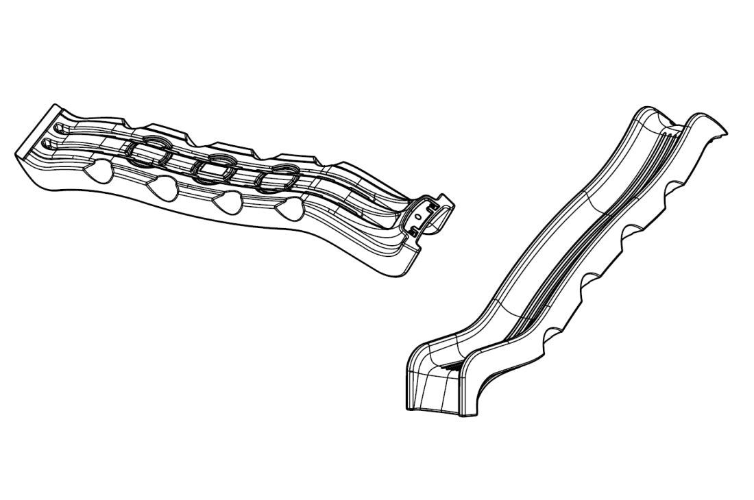 Commercial Grade Optima WAVY Slide 1.88mL x 1mH Lime