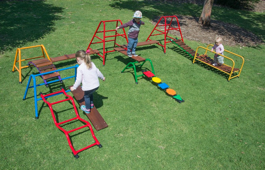 Triple Trails Aluminium Climbing Playset 14pcs