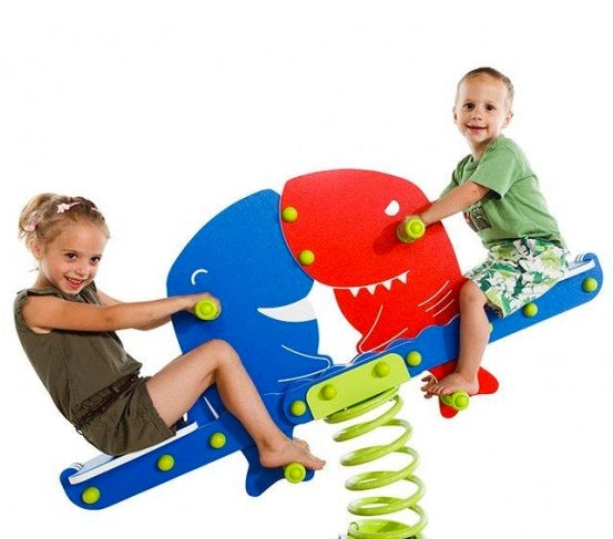 Shark Twins Spring Rocker for 2 - In Ground Anchor