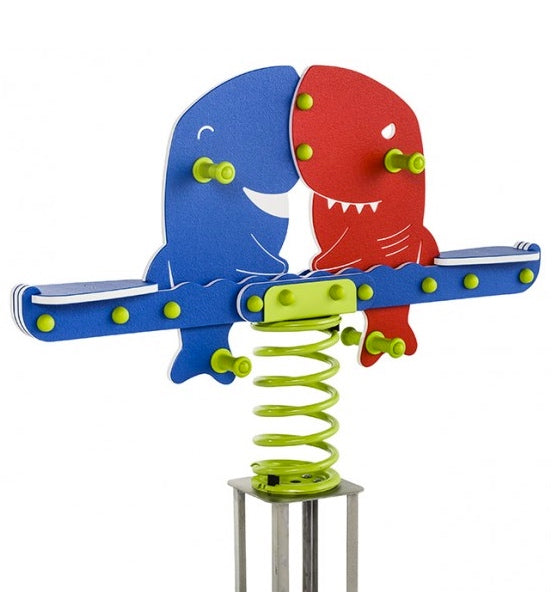 Shark Twins Spring Rocker for 2 - In Ground Anchor