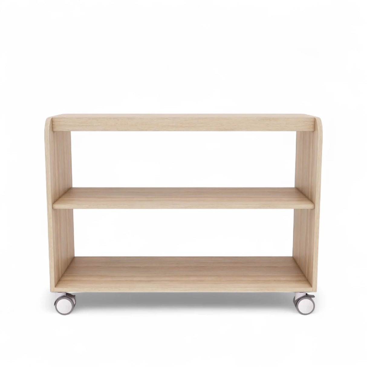 Maple Laminate Open Shelving Unit 2 Shelf 105cmW x 45.5cmD x 80cmH