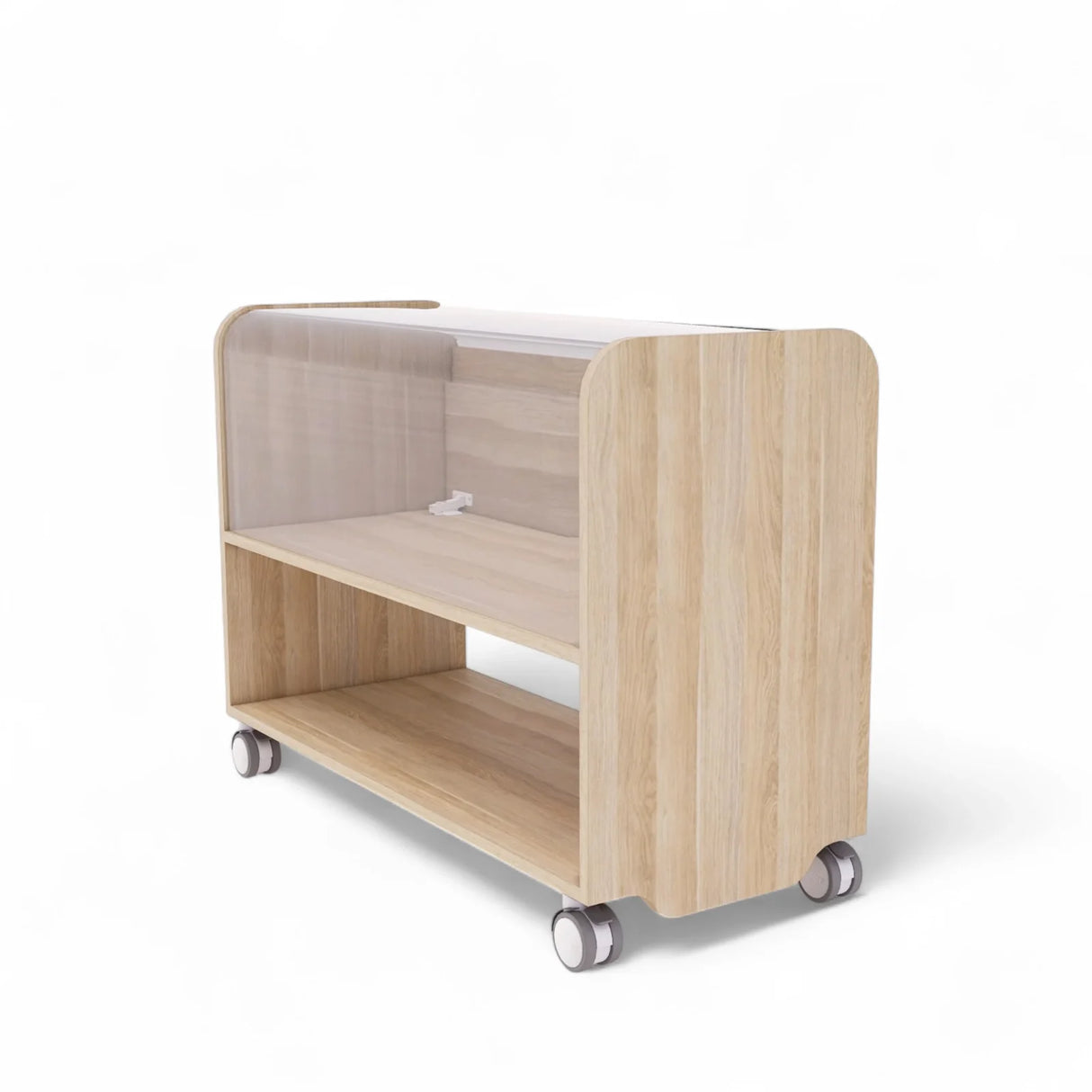 Maple Laminate Lockable Display Unit