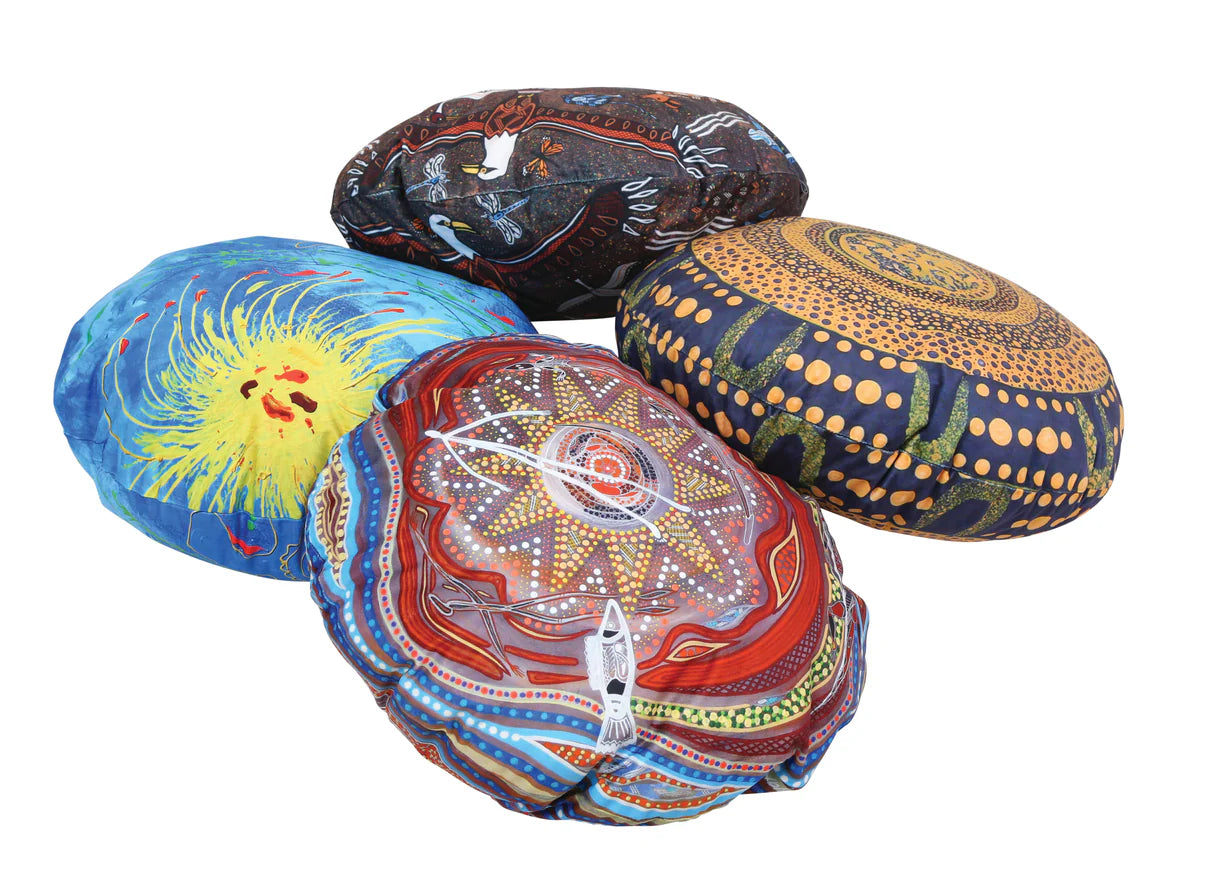 Indigenous Round Cushions - Set of 4
