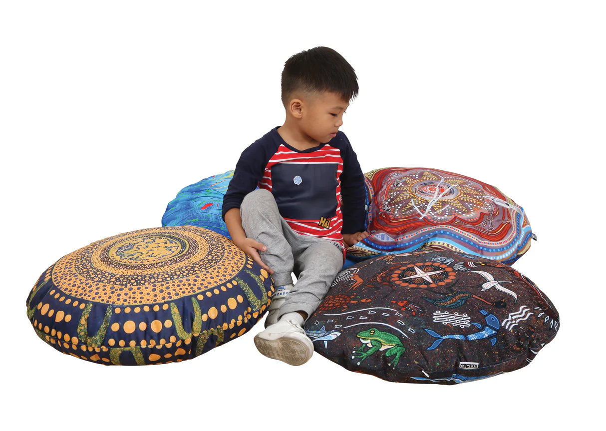 Indigenous Round Cushions - Set of 4