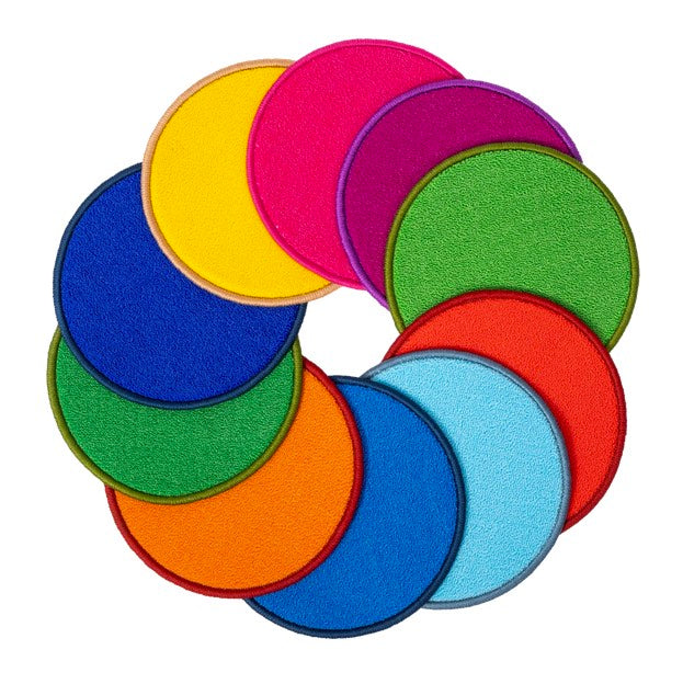 Rainbow Carpet Discs Set of 10
