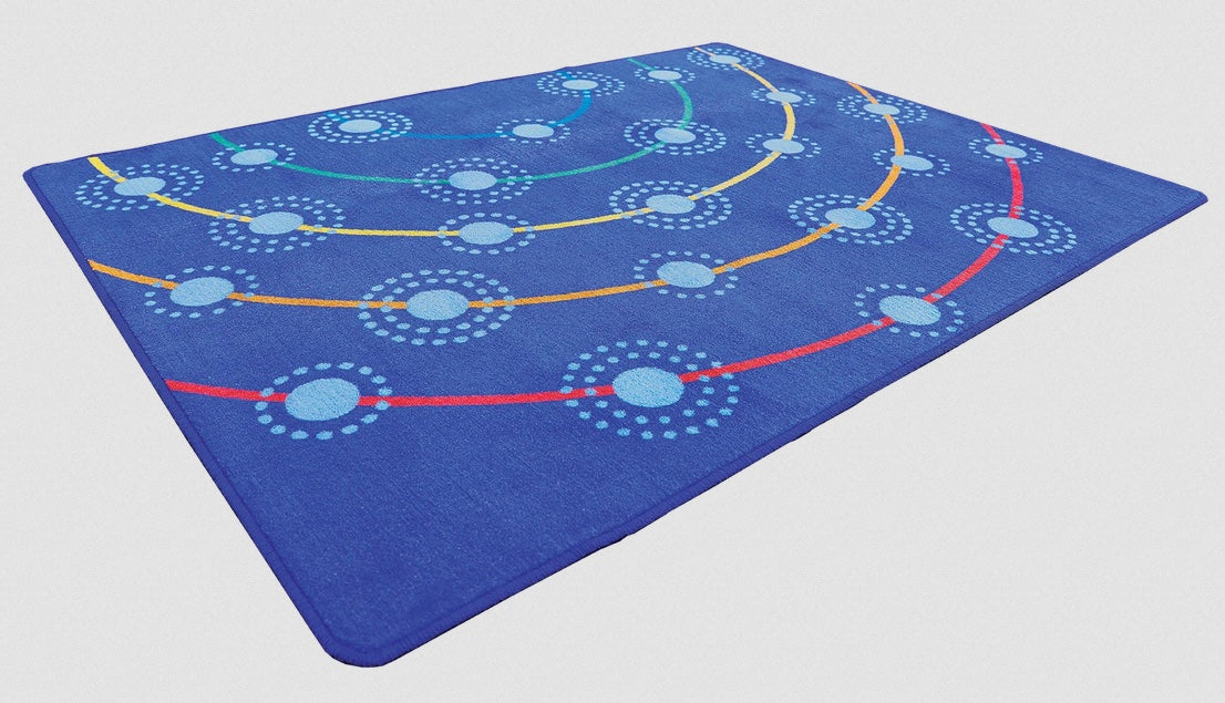 Campfire Storytelling Carpet – Large 4m x 3m Classroom Rug