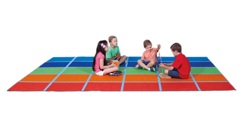 Huge Colour Blocks Carpet 4m x 3m