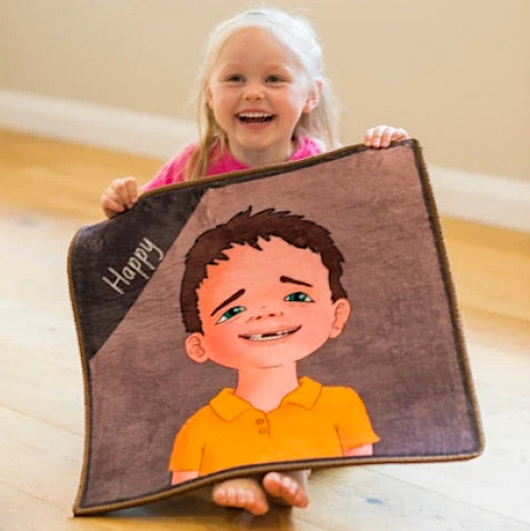 Feelings and Emotions Carpet Squares Set of 16