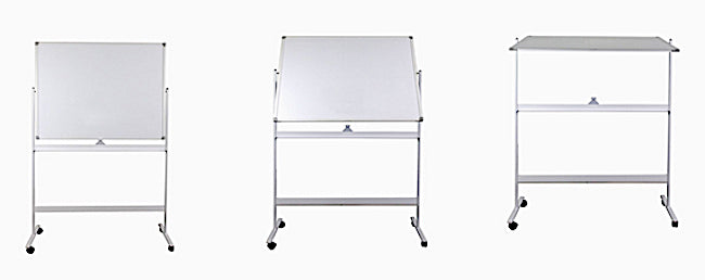 Mobile Pivoting Whiteboard 120cm x 90cm
