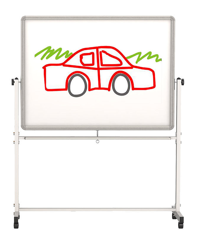 Mobile Pivoting Whiteboard 120cm x 90cm
