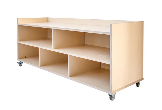 Maple Laminate Block Storage Unit 139.5cmW x 45cmD x 61.5cmH