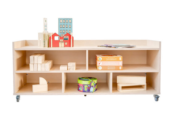 Maple Laminate Block Storage Unit 139.5cmW x 45cmD x 61.5cmH