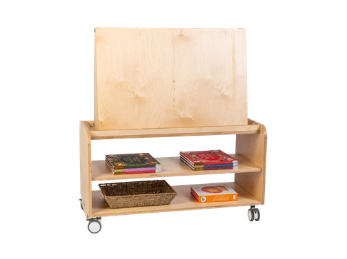 Maple Laminate Double Sided Big Book Display and Teacher Station