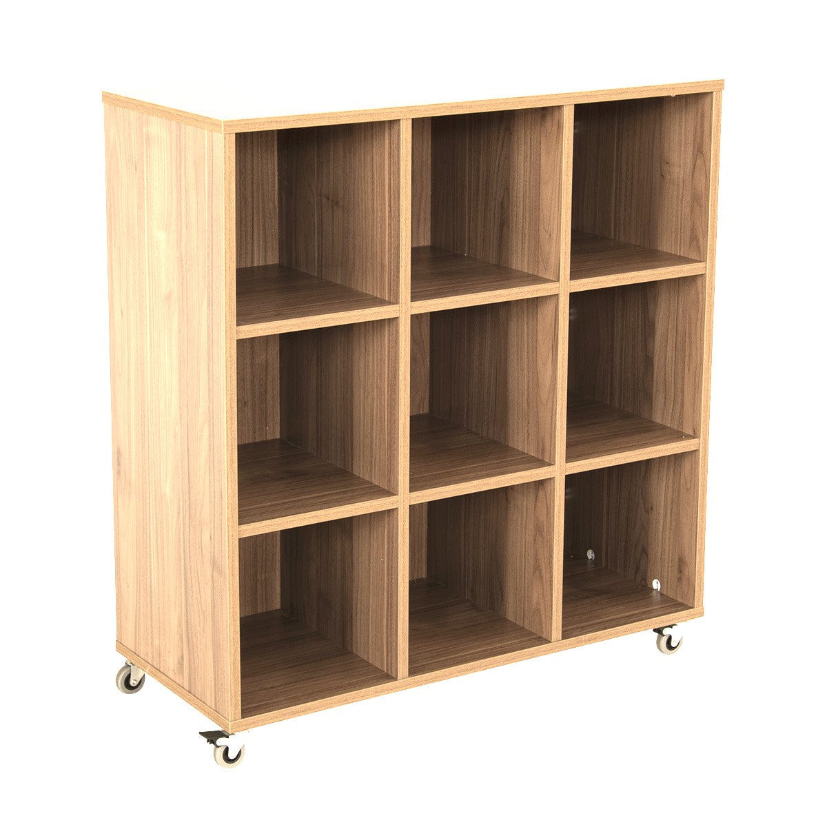 Maple Laminate 9 Space Locker Unit 90cmL x 38cmW x 100cmH