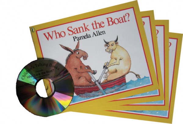 Who Sank The Boat? CD and 4 Book Set