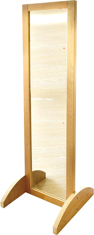 Solid Birch Ply Double-Sided Floor Mirror 120cmH