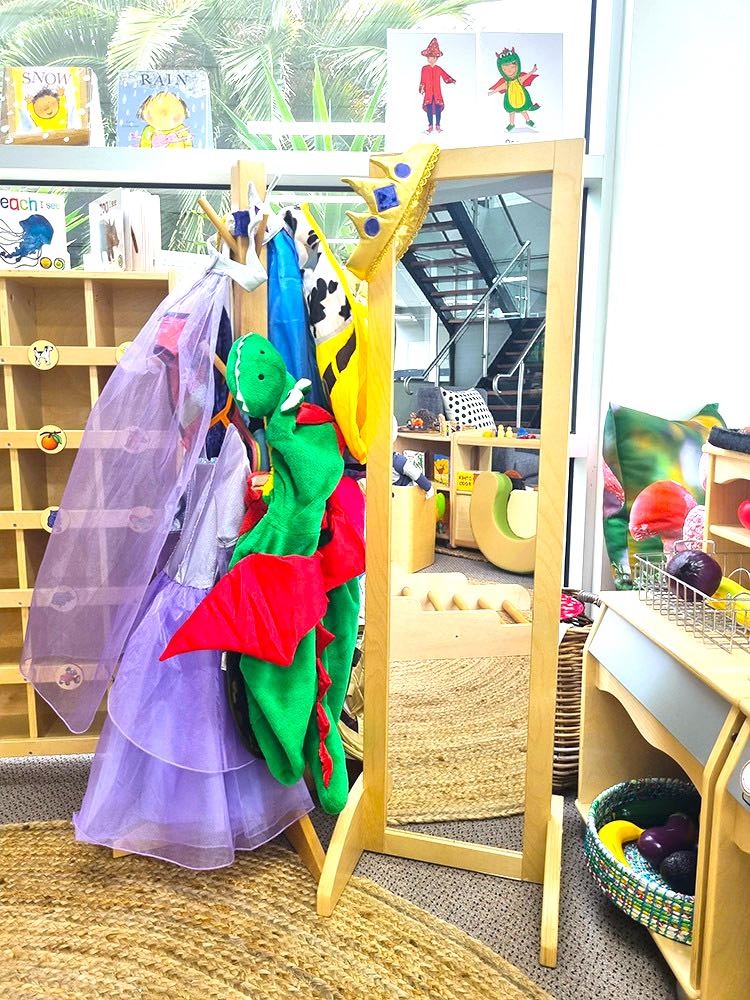 Solid Birch Ply Double-Sided Floor Mirror 120cmH